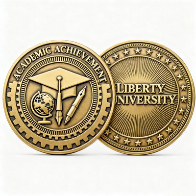 Custom-Shaped Die-Struck Challenge Coin